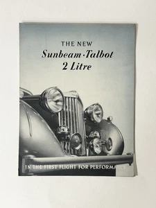 Sunbeam Talbot 2 Liter Auto Verkaufsprospekt. 1940 illustriert. - Bild 1 von 3