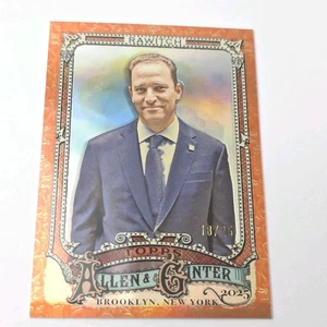 2025 Topps Allen & Ginter Josh Rawitch #269 Chrome Orange Refractor 18/25 BBHOF - Picture 1 of 3