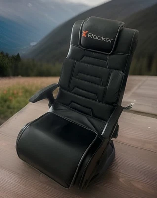 X Rocker, 5139601, Pro Series Pedestal 2.1 Video Gaming Chair, Black - Image 1 of 4