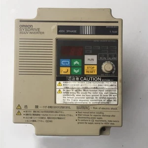 1PC USED OMRON Inverter 3G3JV-A4007 1.1KW 380V in good condition - Picture 1 of 2