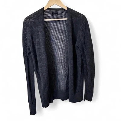 Cardigã AllSaints masculino de malha com zíper algodão tamanho XS pode ser unissex - Imagem 1 de 4