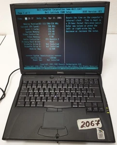 DELL Latitude C600 Intel Mobile Pentium 3 14,1" TFT ( als defekt ) - Bild 1 von 13