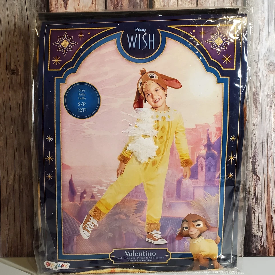 Disfraz oficial de Halloween de Valentino para niño pequeño Disney Wish con cola adjunta 2T Foto 1 de 2