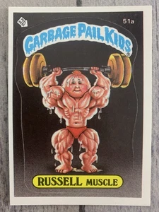 Tarjeta Muscular Russell 51a Brillante Garbage Pail Kids OS2 GPK 2ª Serie - Imagen 1 de 3