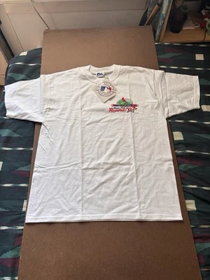 Vintage 90s Mark McGwire Home Run Record Pro Player 1998  T Shirt Size L NWT - Image 1 of 4