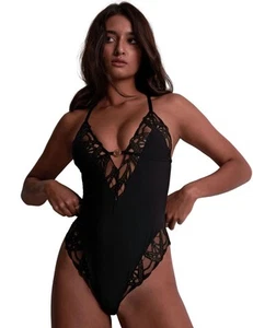 Aubade My Desire Bodysuit Womens Seductive Body Luxury Sexy Lingerie 1C86-1 - Picture 1 of 5