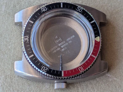 Vintage 1972 Bulova Caravelle '819' Devil Diver Case/Bezel/Insert/Crown/Crystal - Image 1 of 4