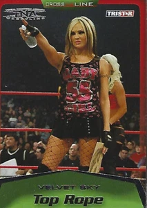 Tarjeta coleccionable Velvet Sky 2008 Cross The Line TNA Impact Wrestling #47 - Imagen 1 de 1