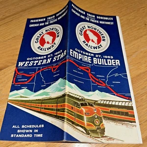 27 de octubre de 1963 GREAT NORTH RAILWAY Horario - Imagen 1 de 10