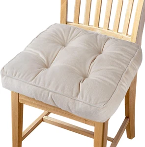 Chair Pads Square Chair Cushion with Ties Soft Thicken Seat Pads Cushion Pillow - Picture 1 of 7