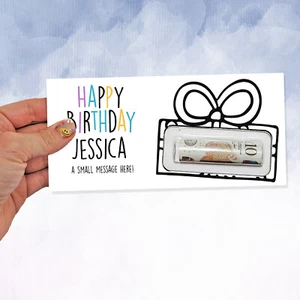 Porta Dinero Cumpleaños Personalizado Regalo Para Niñas y Niños para Hombres Mujeres - Imagen 1 de 9