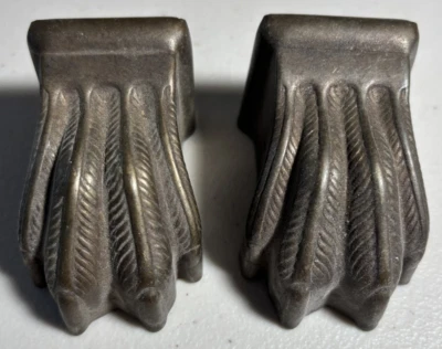 一对老式古董老狮子脚(批量 G) — 第 1/4 张图片