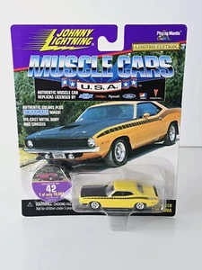 Johnny Lightning - Muscle Cars USA - 1970 Plymouth AAR Cuda Yellow - 1:64 - Picture 1 of 8