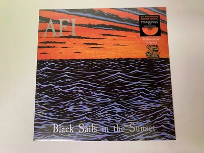 AFI BLACK SAILS IN THE SUNSET NEON ORANGE VINYL LP ANNIVERSARY LIMITED NEW - Image 1 of 2
