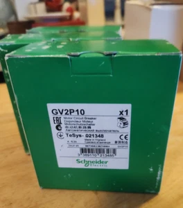 Protector de disyuntor de motor Schneider GV2P10 4-6,3 amperios nuevo en caja cuadrado D - Imagen 1 de 2