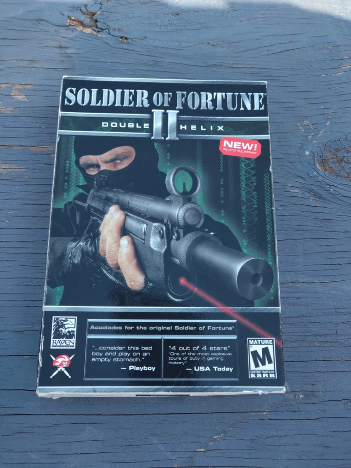 Soldier of Fortune II 2 Double Helix (2002, PC CD) Box - Missing Disc 1 - Image 1 of 1