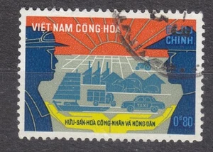 South VIETNAM 1968 used SC#331 80c stamp, Private Property Ownership. - Picture 1 of 1