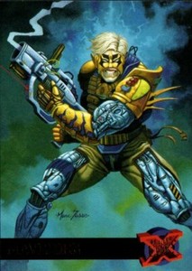 1995 Fleer Ultra X-Men Marvel Non-Sport Comic Trading Card #29 Maverick 