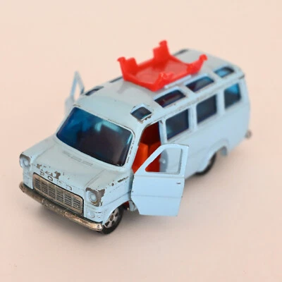 Siku V334 V264 Ford Transit Camper Blau 8cm Modellauto Diecast Vintage 1970er - Bild 1 von 4