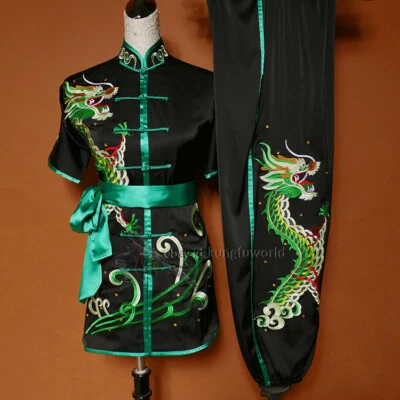 Unisex Wushu Competition Costume Changquan Tai chi Uniform Kung fu Suit - Image 1 of 3