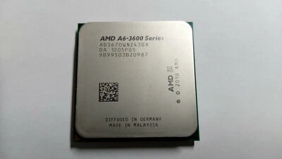 AMD A6-3600 Series A6-3670K AD3670WNZ43 CPU Quad-Core 2.7 GHz 4M Socket FM1 - Image 1 of 4