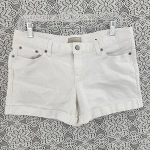 Banana Republic white stretch women's jean shorts 29/8 - Picture 1 of 7