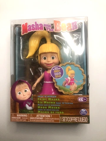 Masha and the Bear, Fairy Snap ‘N Fashion Masha Dress-up Doll Sealed Cover