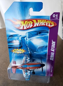 2007 Hot Wheels MAD PROPZ Orange AA Fighter Aerial Attack 1/4 1:64 173/180 K7588 - Picture 1 of 14