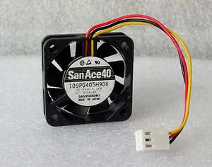Sanyo Denki 40mm x 10mm Fan 5V DC 3 Pin PC-Ready Made In Japan + Bonus Extension - Picture 1 of 4