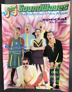 SALEM SOUNDWAVES MAGAZINE-1990-THE SUGARCUBES-LENNY KRAVITZ- ANIMAL LOGIC - Picture 1 of 3