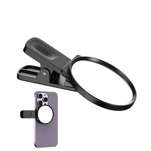Phone Mirror Selfie Clip Compact Phone Camera Mirror Clip for Video Selfie - Photo 1 sur 12