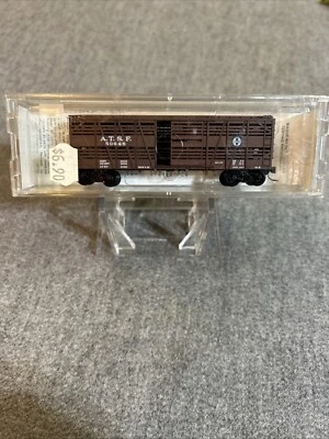 MICRO TRAINS N-Scale 35080 Wood Stock Car, Santa Fe ATSF 50648 L/N In The Box - Image 1 of 4