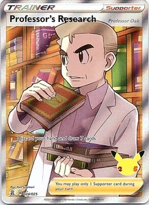 Professor's Research (Full Art) 024/025 Celebrations Holo - Picture 1 of 2