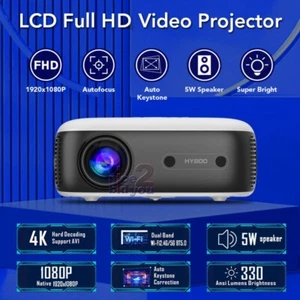 Proyector HY800 Smart LCD Full HD 1080P Android WIFI LED Móvil 4K Home Theater - Imagen 1 de 10
