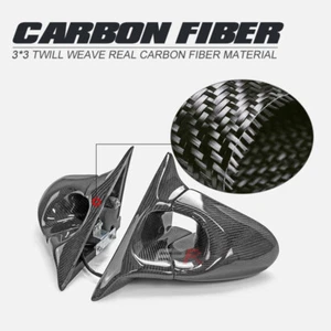 Espejo retrovisor Ganador Aero de fibra de carbono para 02-06 Integra DC5 Acura RSX LHD - Imagen 1 de 12