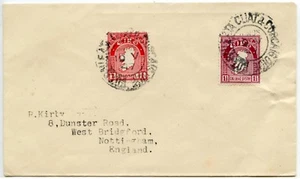 IRELAND 1947 CORK RAILWAY TPO POSTMARK..MAP 1p + 1 1/2p - Picture 1 of 2