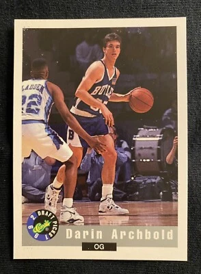 1992-93 Classic Draft Picks Darin Archbold . Butler Bulldogs #14 - Image 1 of 2
