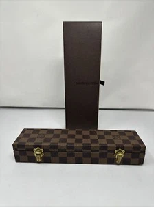 LOUIS VUITTON Damier Ebene Uhrenetui Kofferraum LV authentisch LUXUS SCHMUCKBOX - Bild 1 von 16