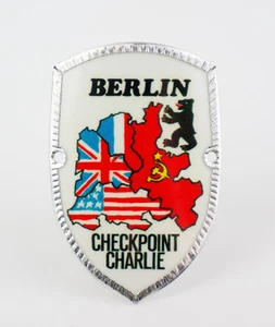 Stocknagel Stockemblem Stockschild - Berlin / Checkpoint Charlie - NEUWARE - Bild 1 von 1