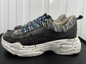 Vanessa Wu Animal Print Trainers Uk Size 4 - Picture 1 of 8