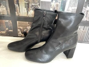 Donald Pliner "Cattie-30" Black Nappa Leather Boot US 9   **BRAND NEW W BOX** - Picture 1 of 11