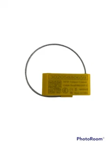 🔥(1) New ISO17712 RFID Tamper Evident Security Cable Seal Tag HM-UHF-C YELLOW🔥 - Picture 1 of 7