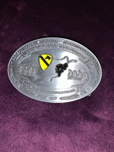 U.S. ARMY, 1st CALVARY "STAY CAV" COMBINED JOINT TASK FORCE-1 collector buckle - Picture 1 of 4