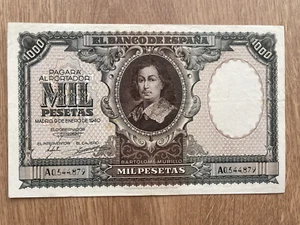 IBERMONEDA| España 1000ptas. 1940 Bartolomé Murillo. EBC - Bild 1 von 2