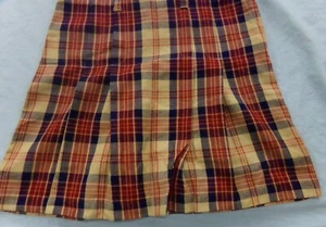 In Design Brand Girls Plaid Pleated Scooter Skirt Size 10 ~ EUC - Picture 1 of 2