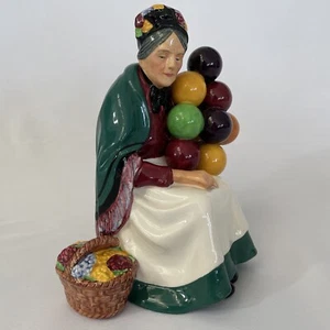 Porzellan Statue Vintage Royal Doulton "OLD BALLON SELLER" HN 1315 Figurine - Bild 1 von 10