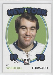 2009-10 ITG 1972 The Year in Hockey Blank Back Ed Westfall #28