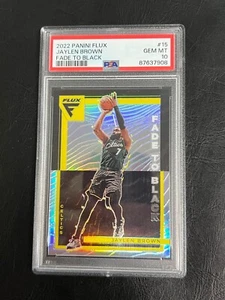 2022-23 Panini Flux Fade to Black Jaylen Brown Celtics Case Hit SSP PSA 10 - Bild 1 von 2