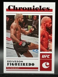 Deiveson Figueiredo 2023 UFC Panini Chronicles Red Parallel 152/199 - Picture 1 of 2