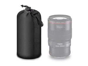 Large Neoprene Camera Lens Drawstring Bag Pouch Waterproof Protector - UK STOCK - Picture 1 of 6